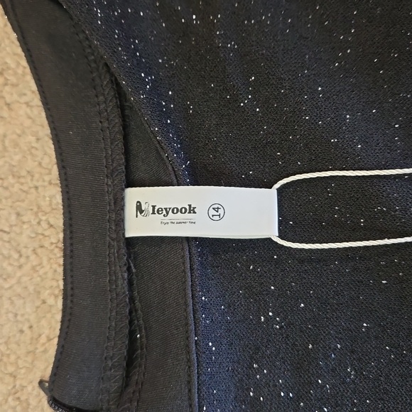 NIeyook black glittery dress, size 14, NWT - Picture 7 of 12